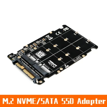 TISHRIC unitati solid state M. 2 Cheie B/M La PCI-E U. 2 Card Adaptor Convertor M. 2 NVME/SATA SSD Adaptor de Bord Riser Card Pentru Laptop Accesorii